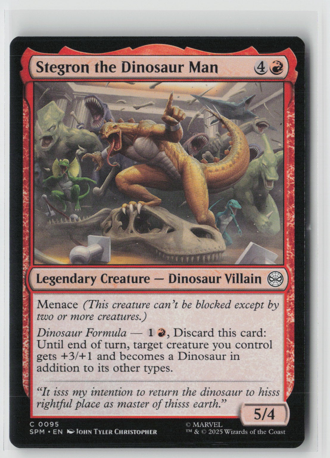 Stegron the Dinosaur Man