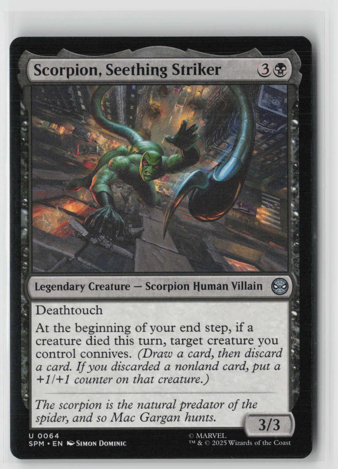Scorpion, Seething Striker