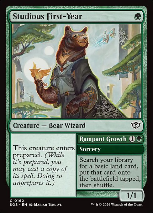 Studious First-Year (Foil)
