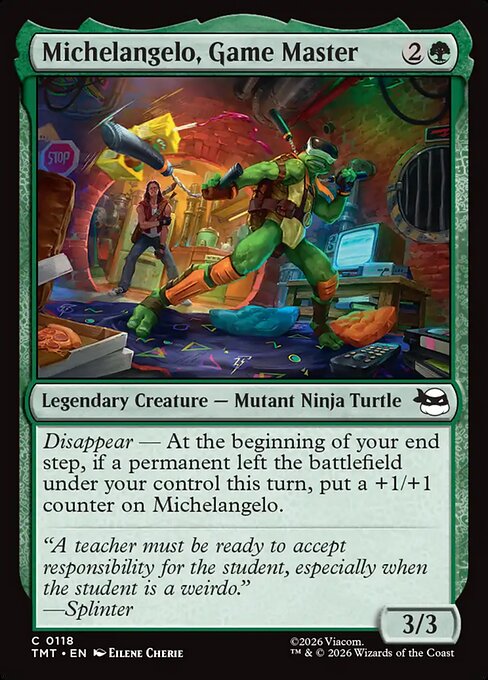 Michelangelo, Game Master (Foil)