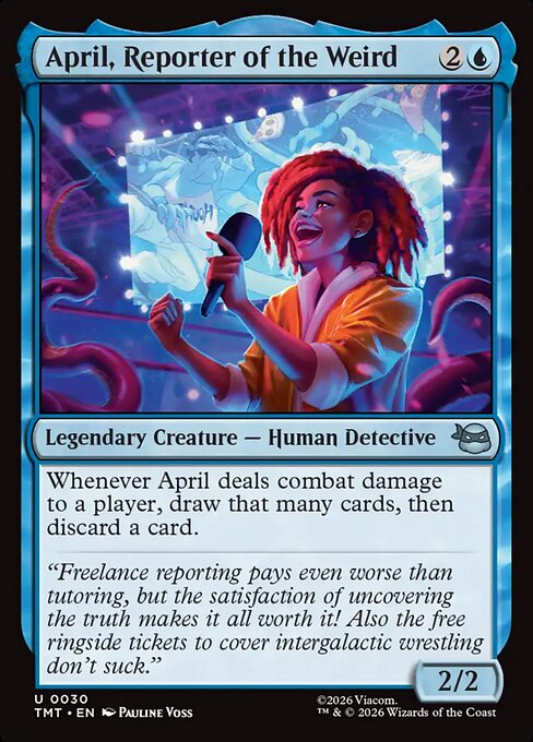 April, Reporter of the Weird (Foil)