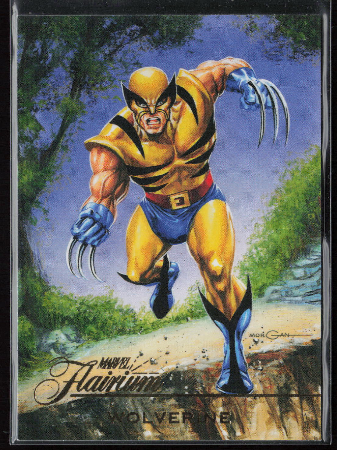 2023 Flair Marvel #FT-2 Wolverine Flairium Level 1