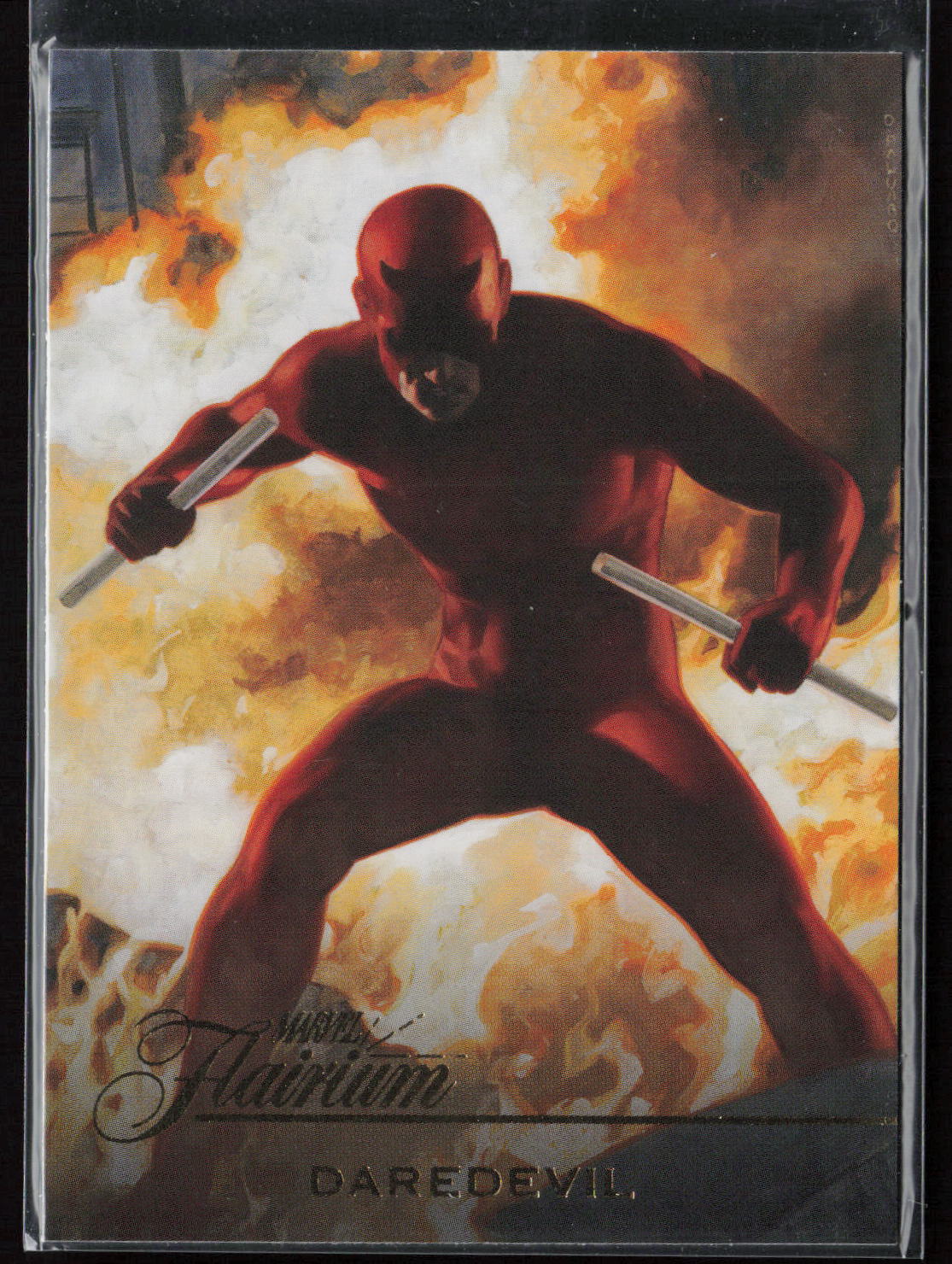 2023 Flair Marvel #FT-45 Daredevil Flairium Level 5
