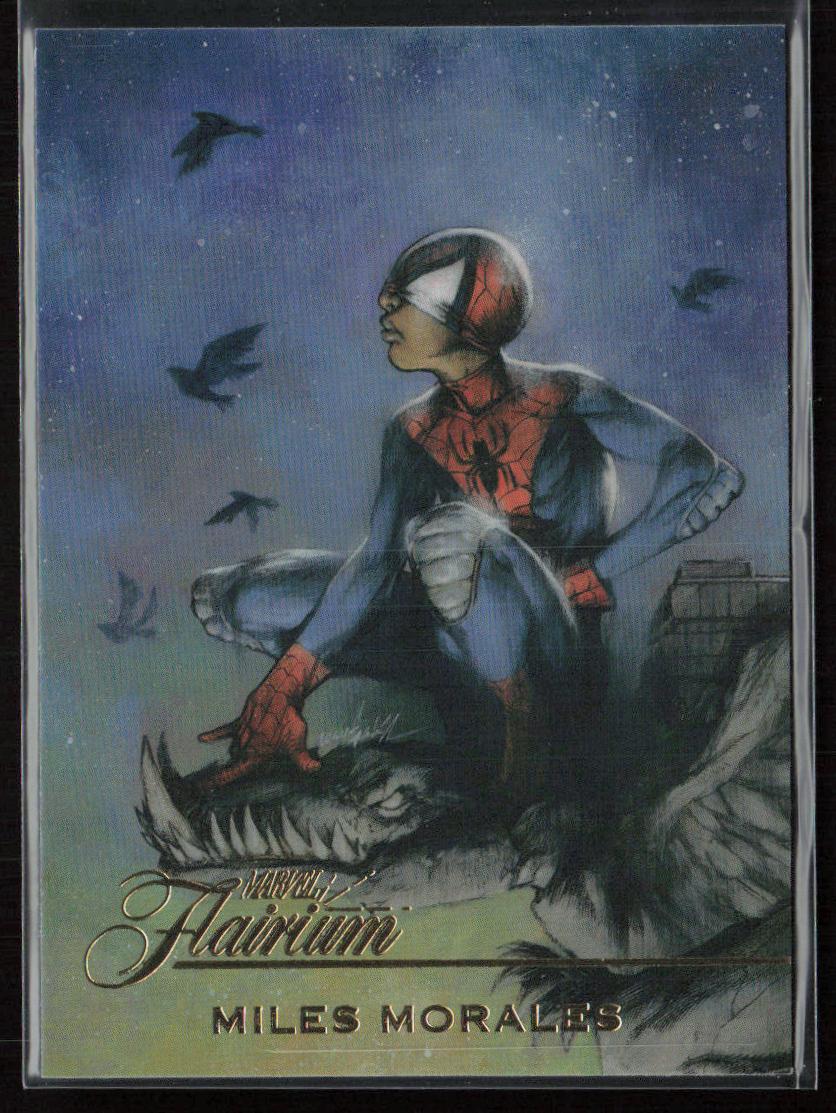 2023 Flair Marvel #FT-11 Miles Morales Flairium Level 2