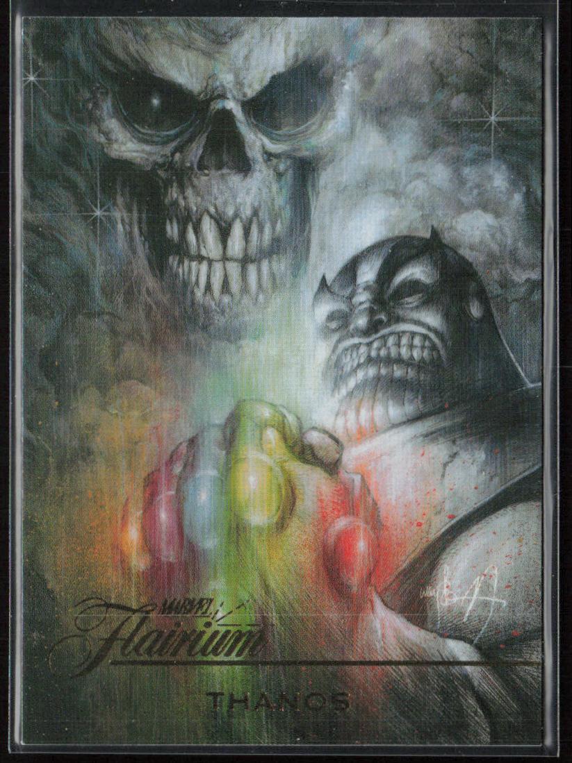 2023 Flair Marvel #FT-20 Thanos Flairium Level 2
