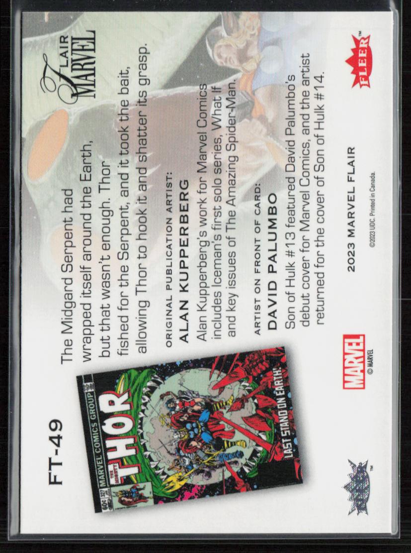 2023 Flair Marvel #FT-49 Thor Flairium Level 5