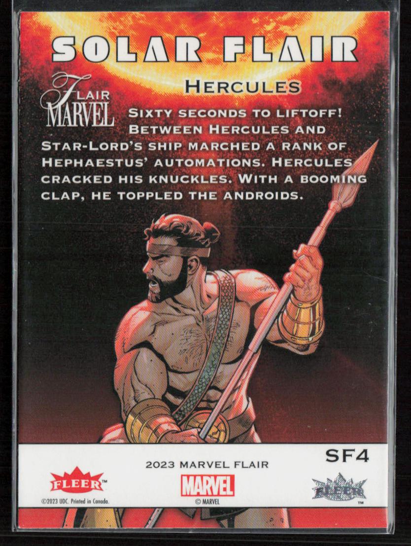 2023 Flair Marvel #SF4 Hercules Solar Flair