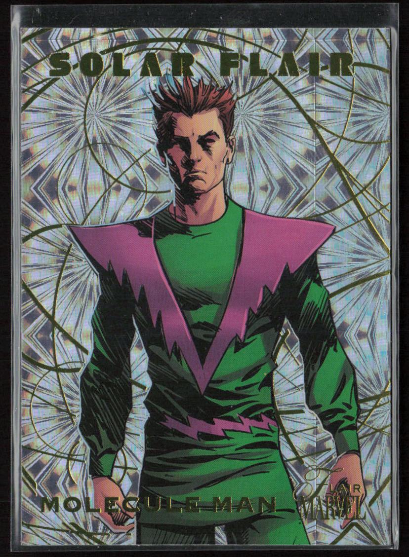 2023 Flair Marvel #SF12 Molecule Man Solar Flair