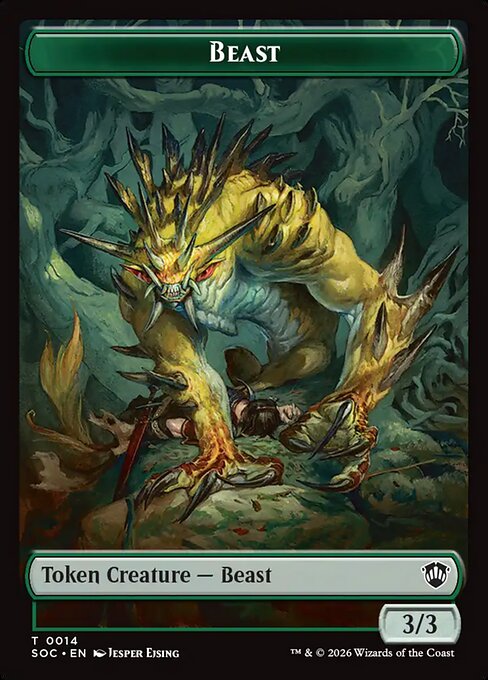 Beast // Fractal (0004) Double-Sided Token