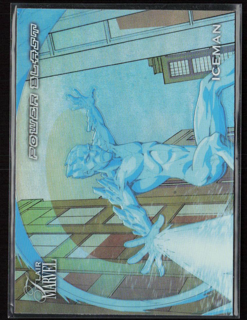 2023 Flair Marvel #PB15 Iceman Power Blast