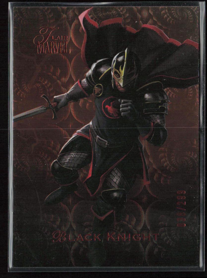 2023 Flair Marvel #81 Black Knight Fall 38/299