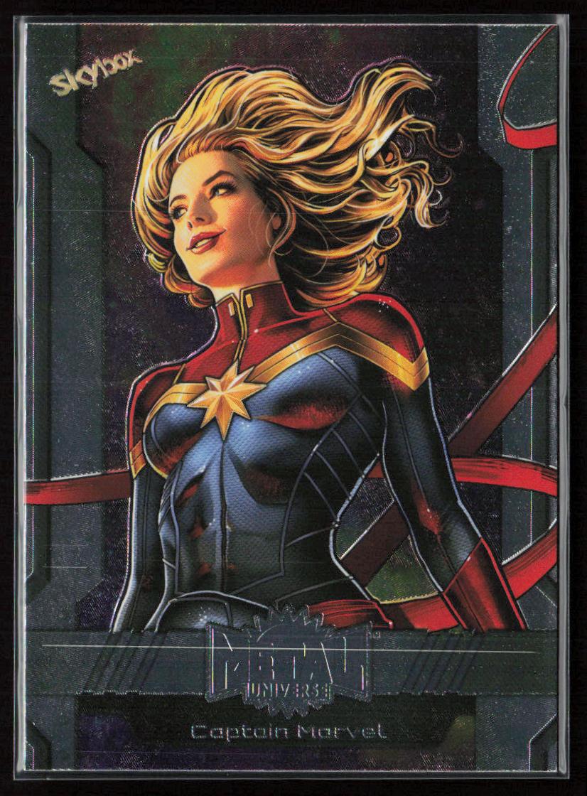 2024 SkyBox Metal Universe Marvel Avengers #11 Captain Marvel