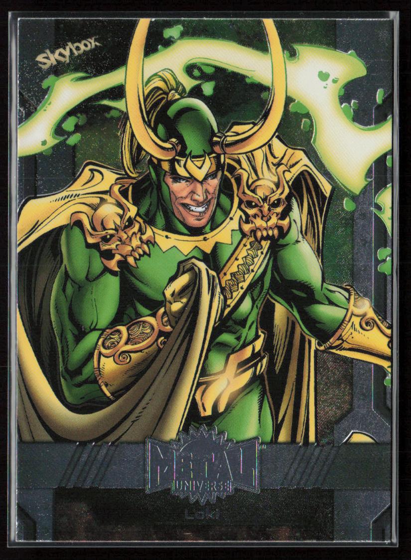 2024 SkyBox Metal Universe Marvel Avengers #18 Loki