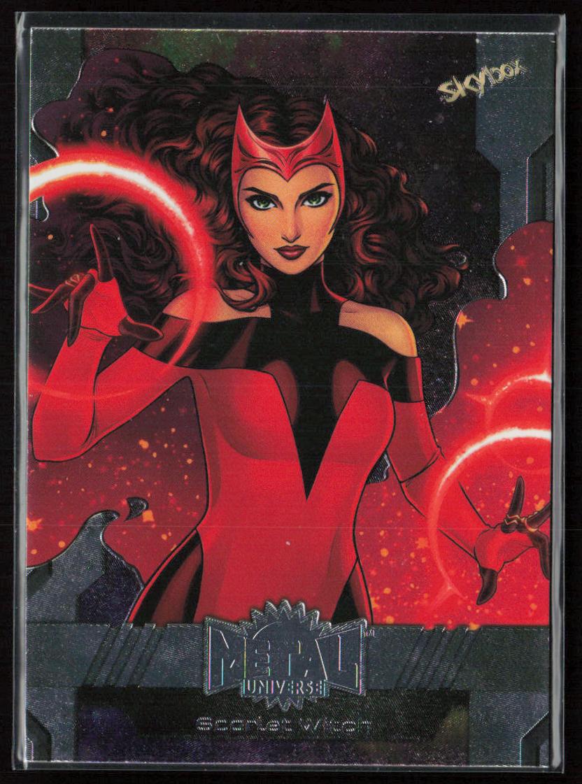 2024 SkyBox Metal Universe Marvel Avengers #21 Scarlet Witch