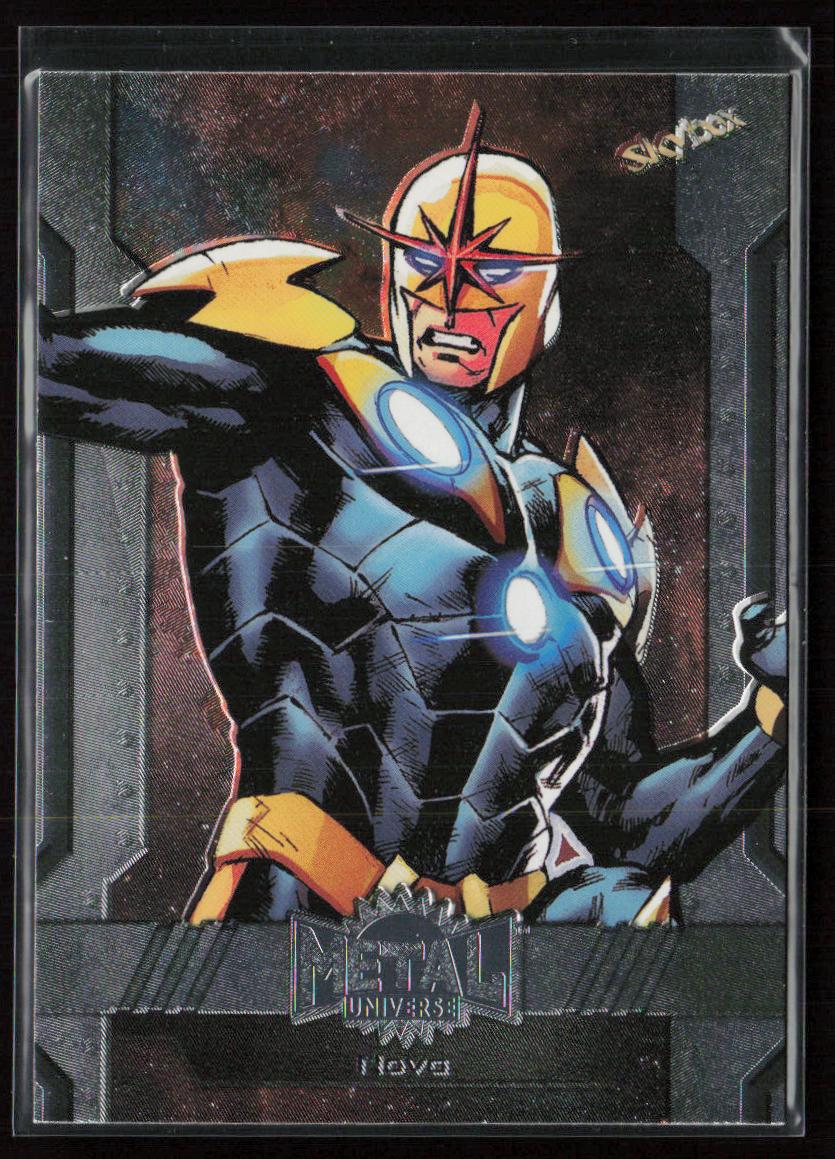 2024 SkyBox Metal Universe Marvel Avengers #47 Nova