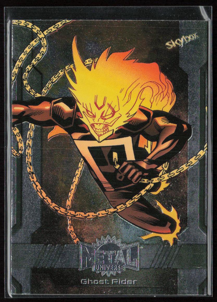 2024 SkyBox Metal Universe Marvel Avengers #84 Ghost Rider