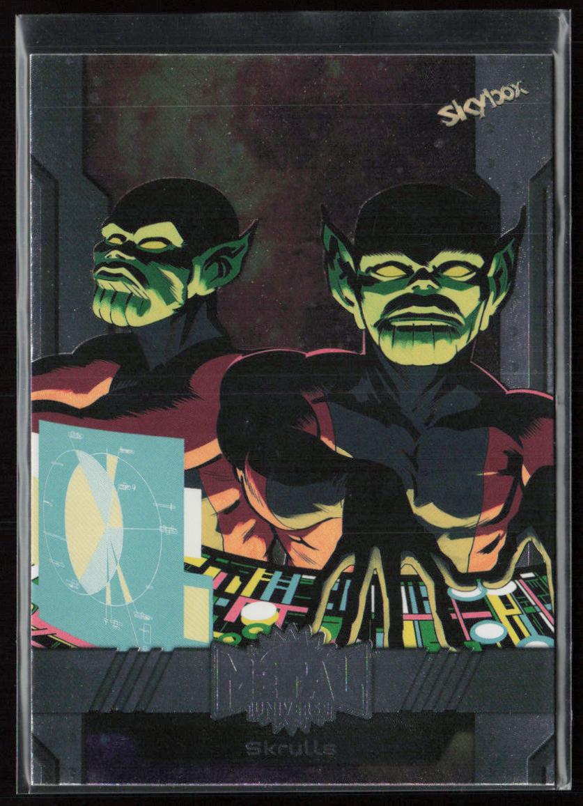 2024 SkyBox Metal Universe Marvel Avengers #109 Skrulls