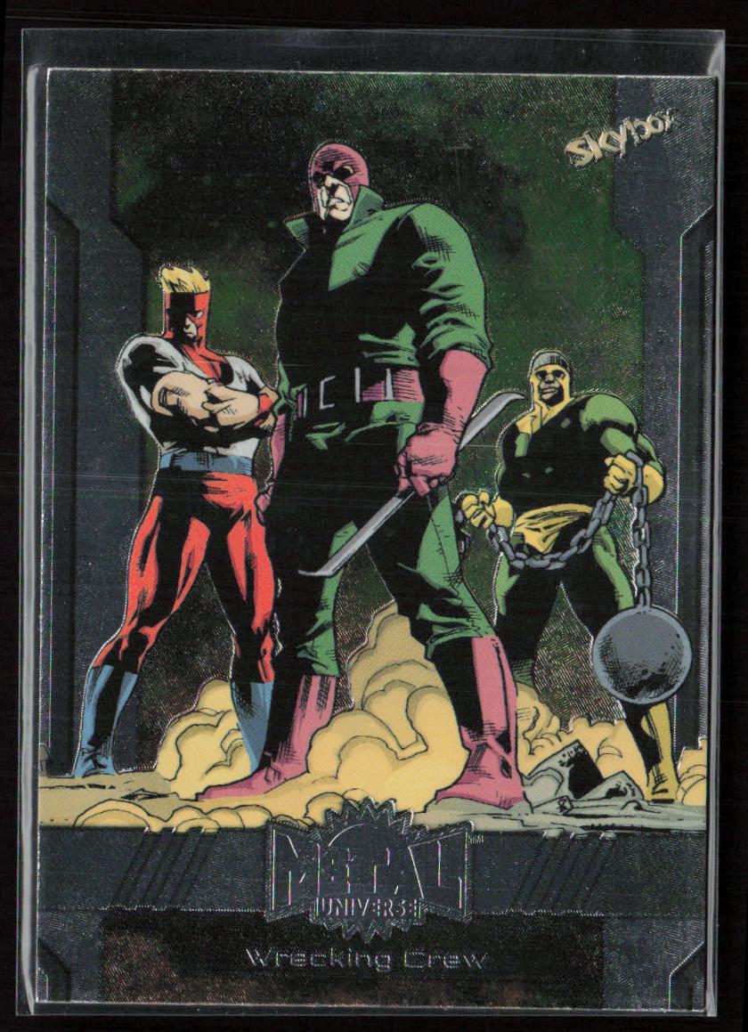 2024 SkyBox Metal Universe Marvel Avengers #191 Wrecking Crew