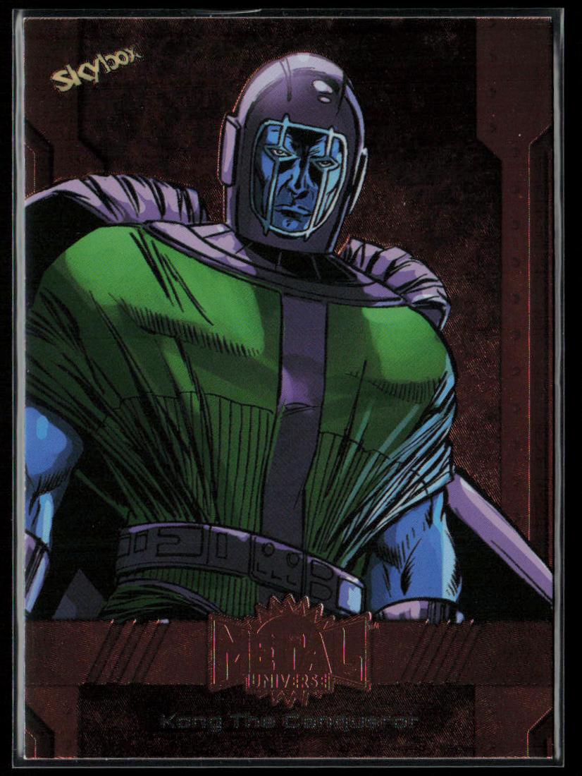 2024 SkyBox Metal Universe Marvel Avengers #61 Kang The Conquerer Copper FX