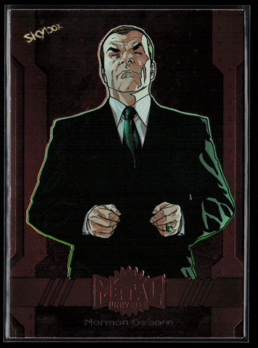 2024 SkyBox Metal Universe Marvel Avengers #75 Norman Osborn Copper FX