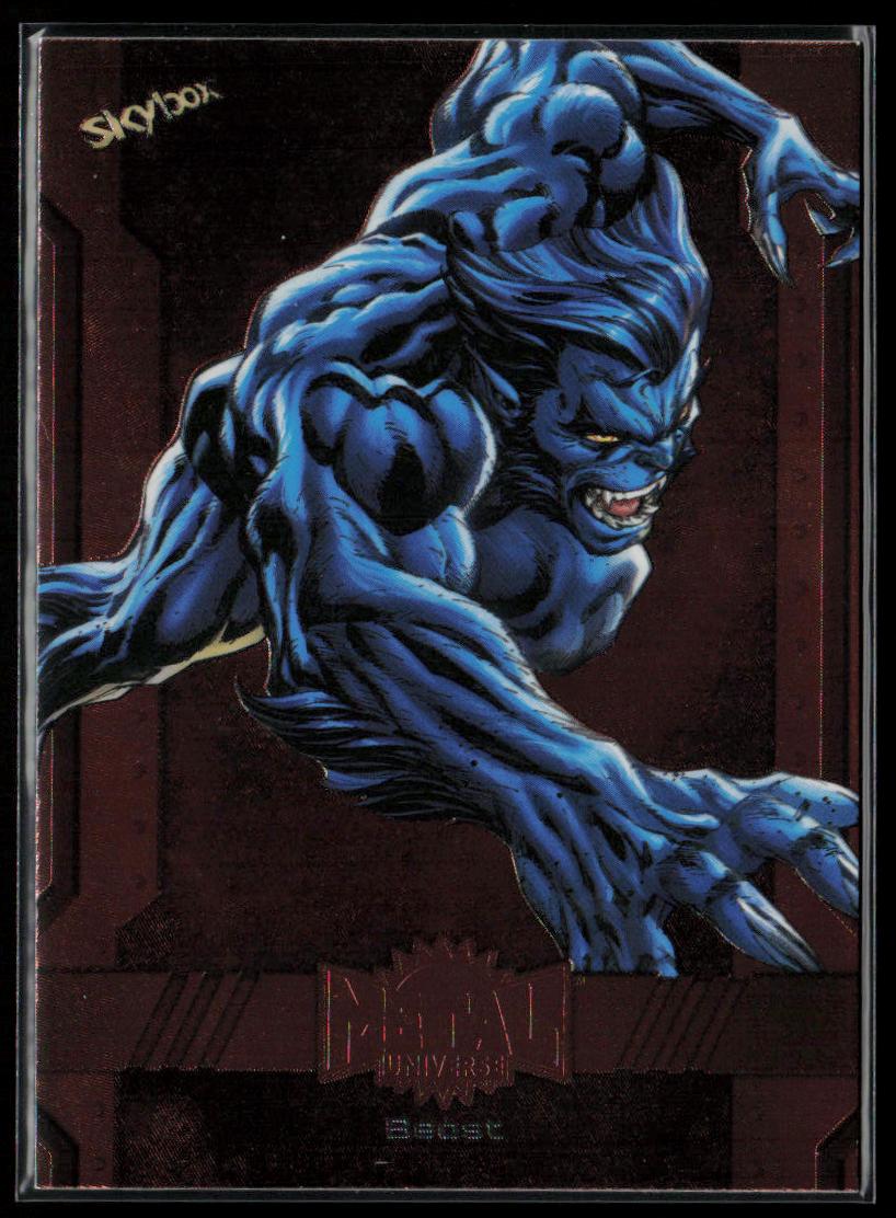 2024 SkyBox Metal Universe Marvel Avengers #76 Beast Copper FX