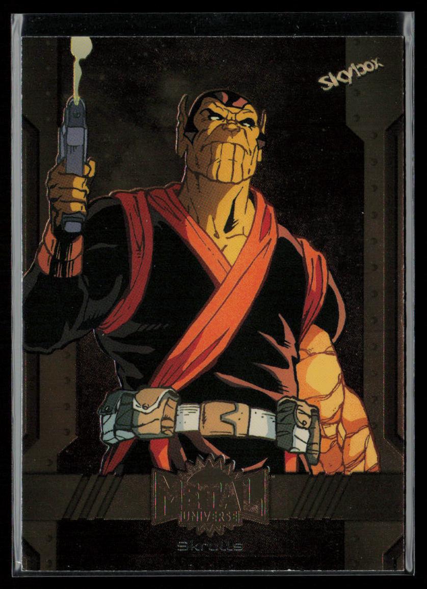 2024 SkyBox Metal Universe Marvel Avengers #9 Skrulls Bronze FX 59/150