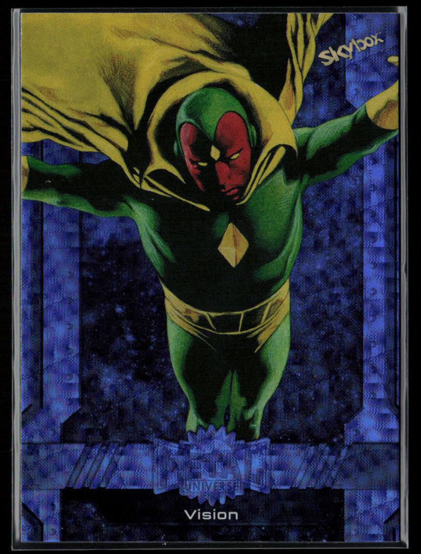 2024 SkyBox Metal Universe Marvel Avengers #17 Vision Grandiose