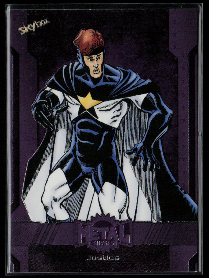 2024 SkyBox Metal Universe Marvel Avengers #125 Justice Purple FX 33/199