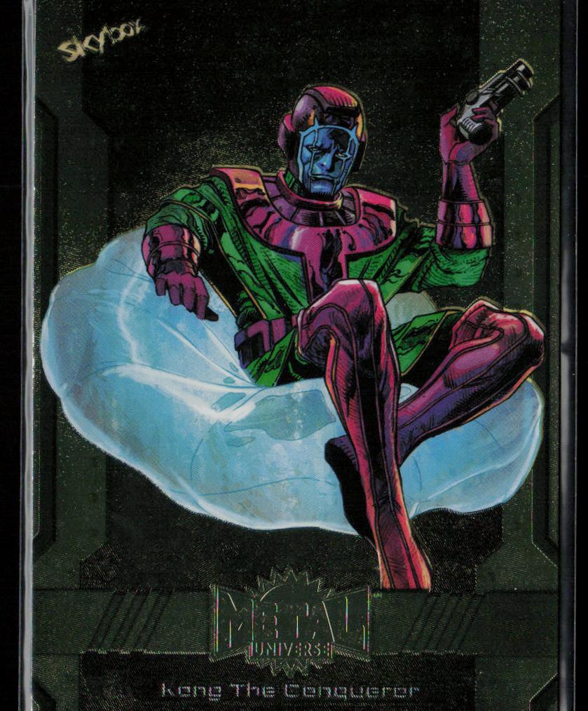 2024 SkyBox Metal Universe Marvel Avengers #161 Kang The Conquerer Gold FX