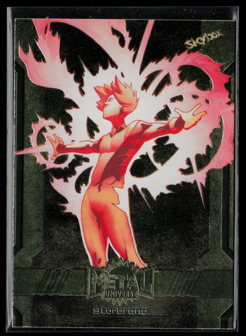 2024 SkyBox Metal Universe Marvel Avengers #196 Starbrand Gold FX