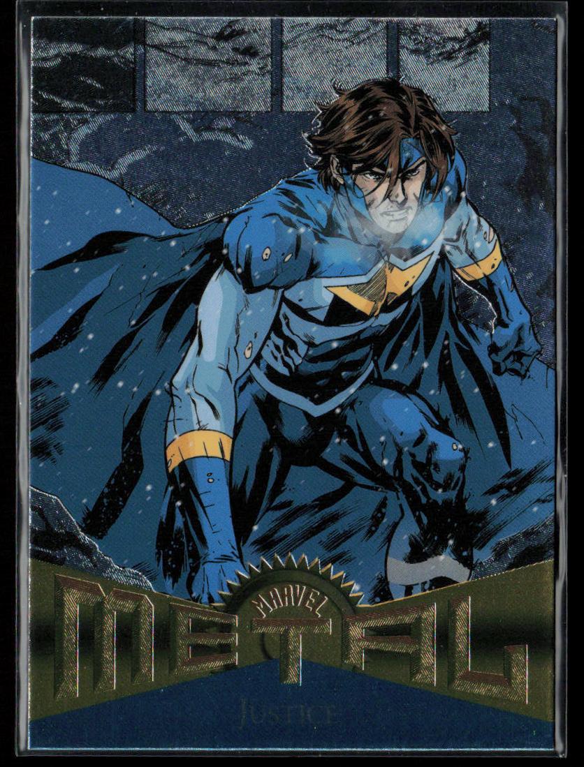 2024 SkyBox Metal Universe Marvel Avengers #R-38 Justice Retro