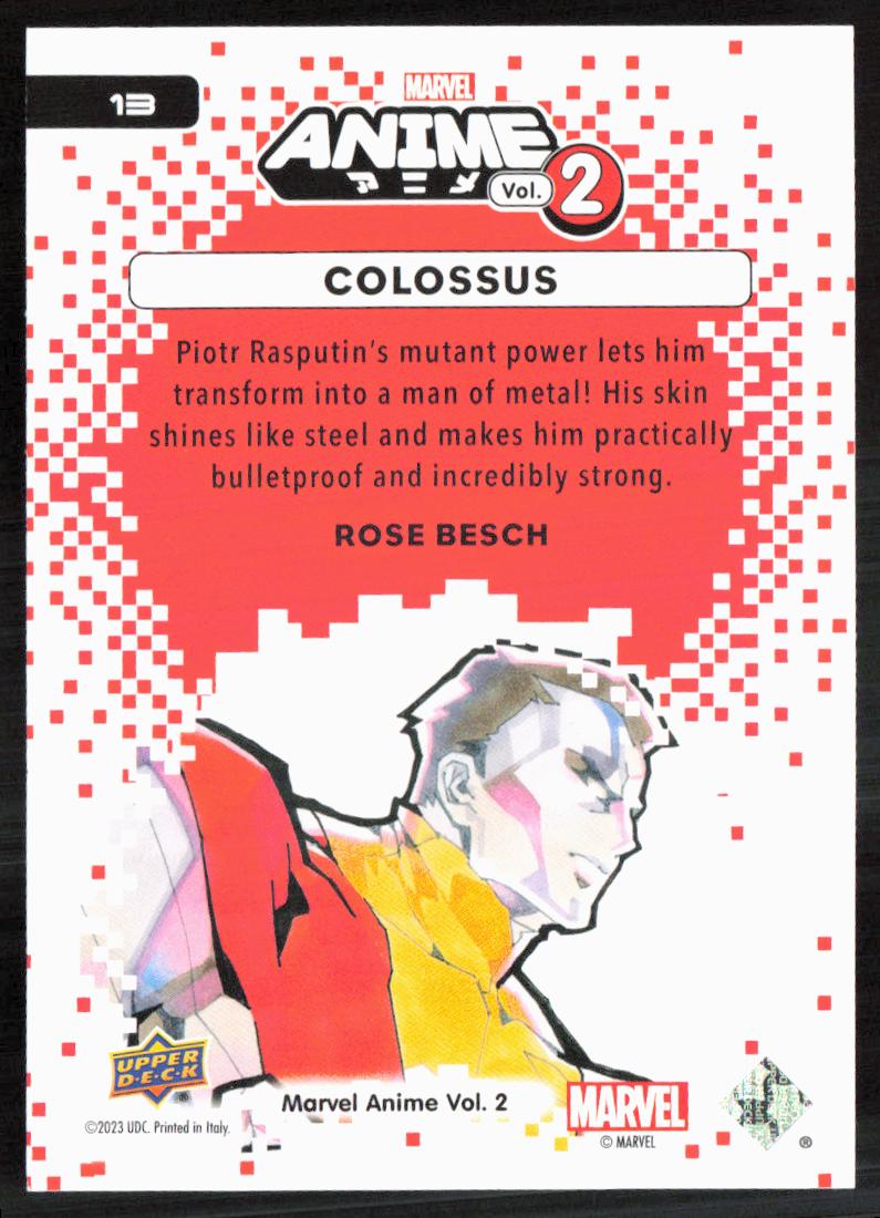 2023 Upper Deck Marvel Anime Vol. 2 #13 Colossus