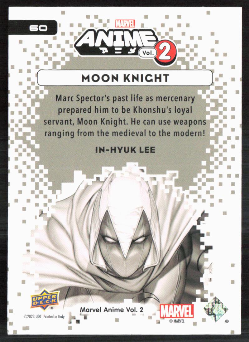 2023 Upper Deck Marvel Anime Vol. 2 #60 Moon Knight