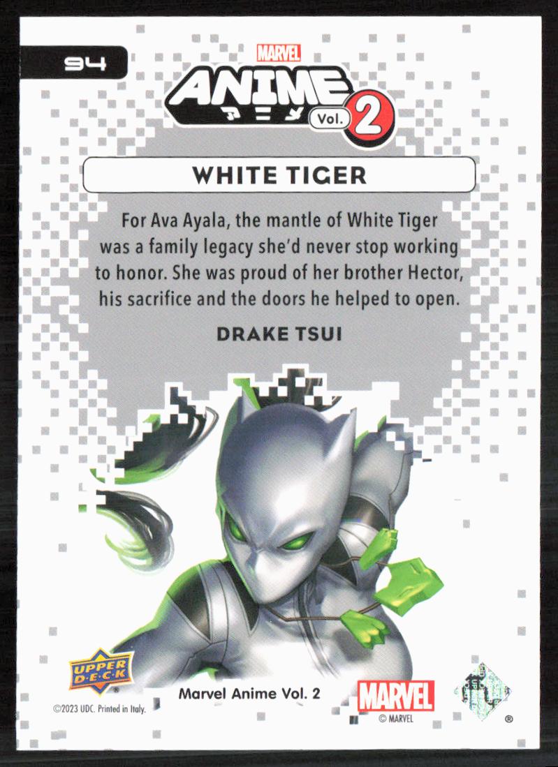 2023 Upper Deck Marvel Anime Vol. 2 #94 White Tiger