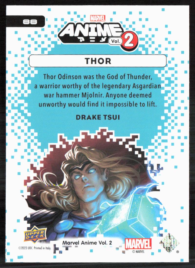 2023 Upper Deck Marvel Anime Vol. 2 #88 Thor