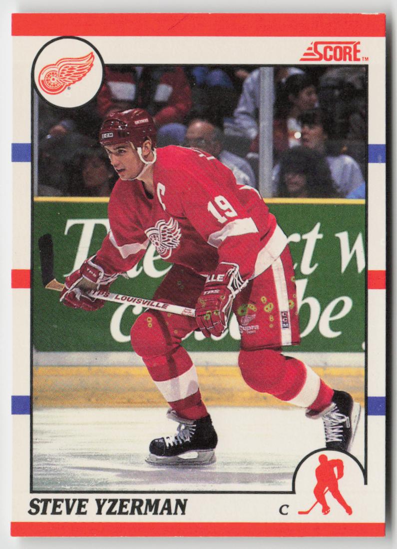 1990-91 Score American #3 Steve Yzerman