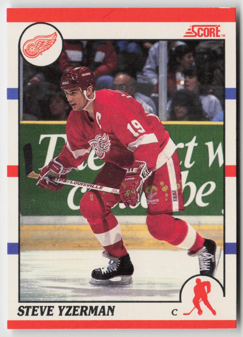 1990-91 Score American #3 Steve Yzerman