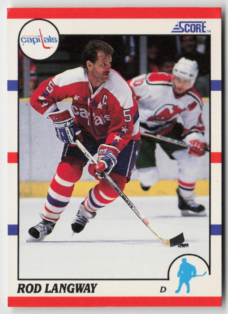 1990-91 Score American #20 Rod Langway
