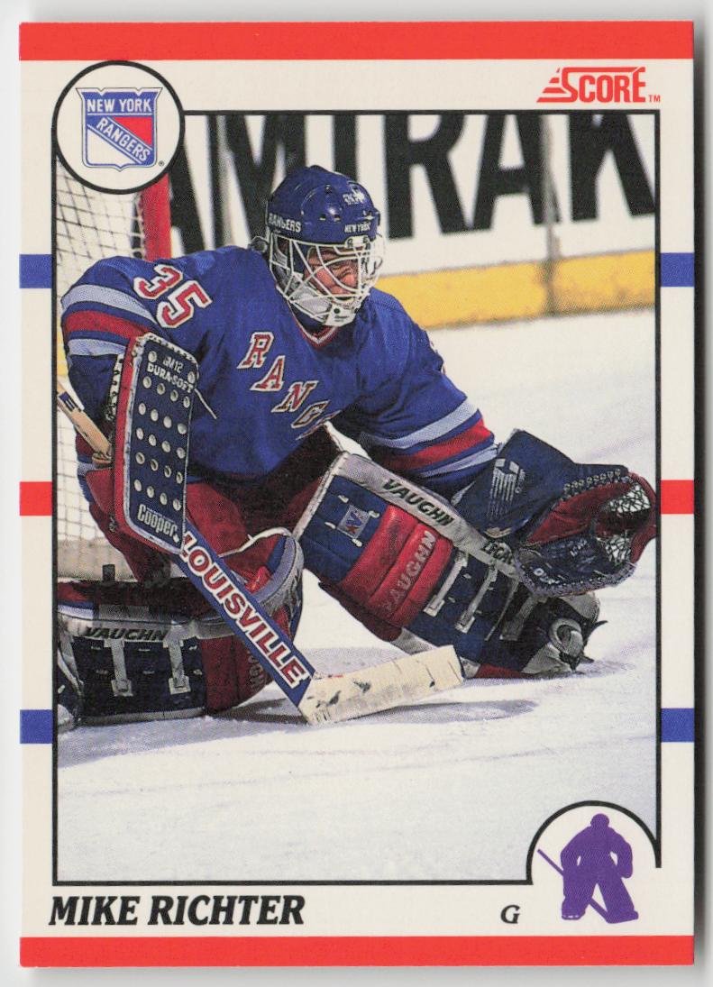 1990-91 Score Canadian #74 Mike Richter
