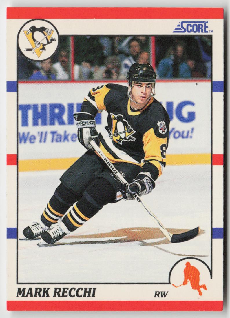 1990-91 Score American #186 Mark Recchi