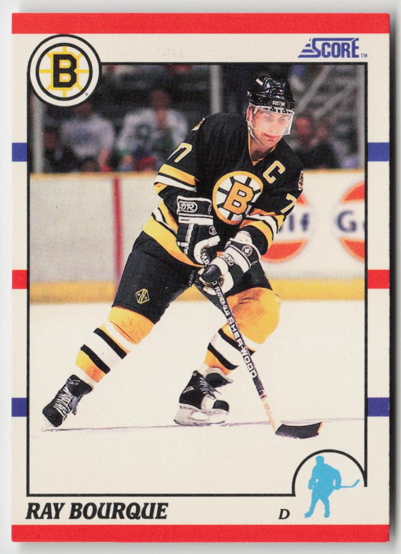 1990-91 Score American #200 Ray Bourque PROMO