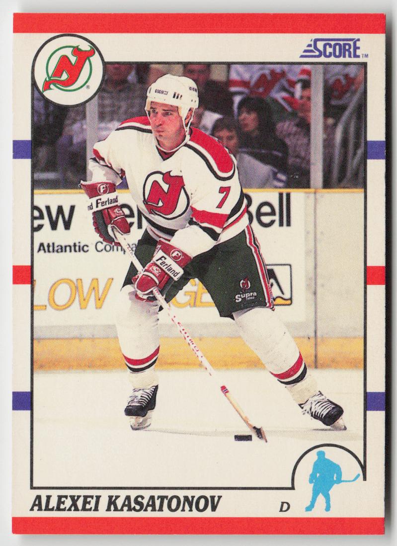 1990-91 Score American #209 Alexei Kasatonov