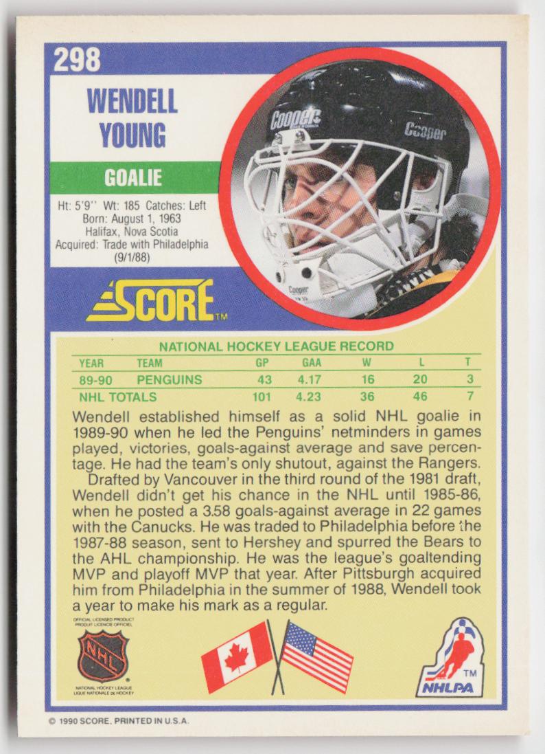 1990-91 Score American #311 Chris Nilan
