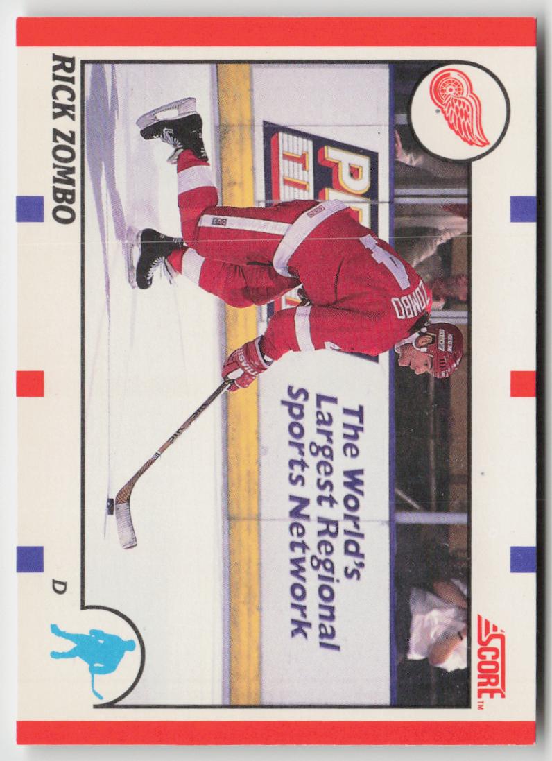 1990-91 Score Canadian #101 Rick Zombo