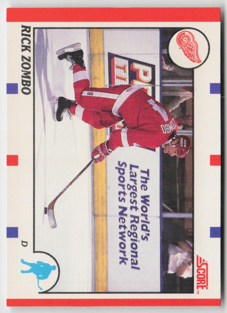 1990-91 Score Canadian #101 Rick Zombo