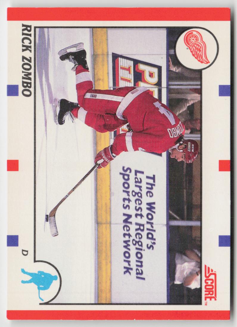 1990-91 Score Canadian #101 Rick Zombo