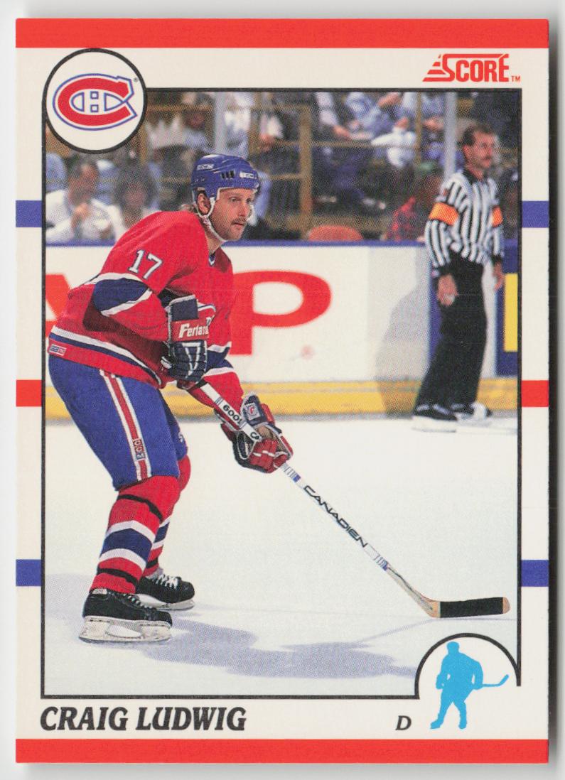 1990-91 Score Canadian #165 Craig Ludwig