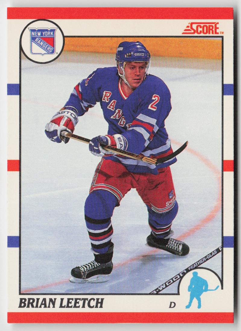 1990-91 Score Canadian #225 Brian Leetch