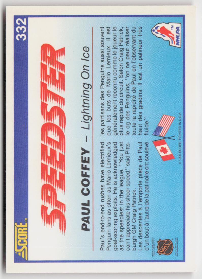 1990-91 Score Canadian #332 Paul Coffey