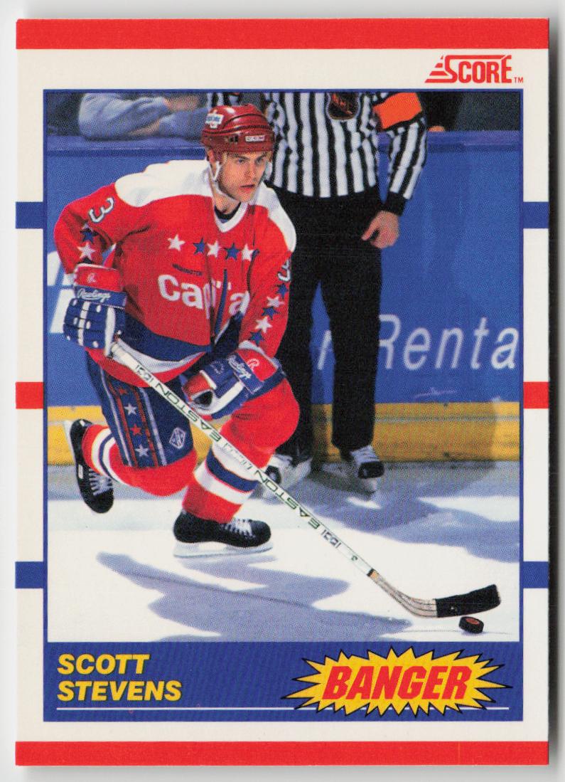 1990-91 Score Canadian #341 Scott Stevens